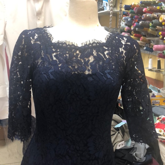 Navy blue lace dress from Eliza J. - Picture 2 of 7